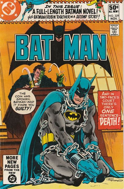 Batman Vol 41 No 329 1980 By Thesamantics On Etsy Batman Comic Book