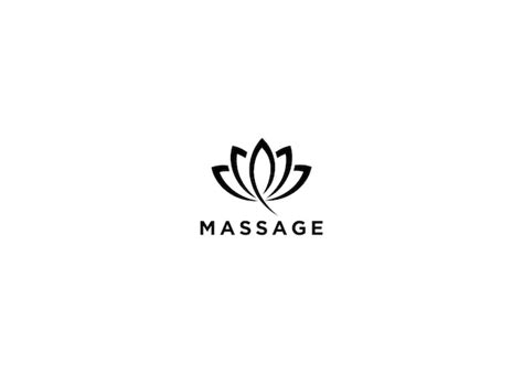 Premium Vector Massage Logo Design Vector Illustration