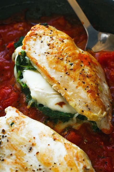 This search takes into account your taste preferences. Stuffed Chicken Breast with Mozzarella and Spinach ...