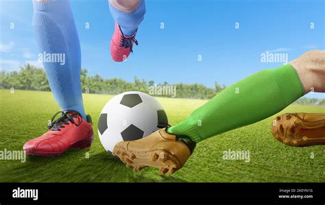 Football Action Slide Hi Res Stock Photography And Images Alamy