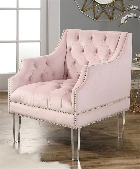 Blush Tufted Office Chair Kumiko Notes