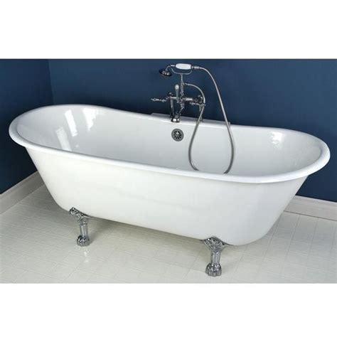 Popular faucets for bathtubs massager of good quality and at affordable prices you can buy on if you are interested in faucets for bathtubs massager, aliexpress has found 107 related results, so. Double Slipper Aqua Eden 67" Freestanding/Clawfoot Tub ...
