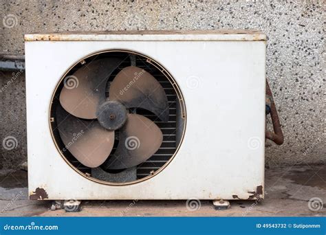 Condenser Unit Air Old Stock Photo Image Of Electric 49543732