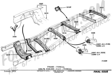 Ford Truck Technical Drawings And Schematics Section D Frame Body