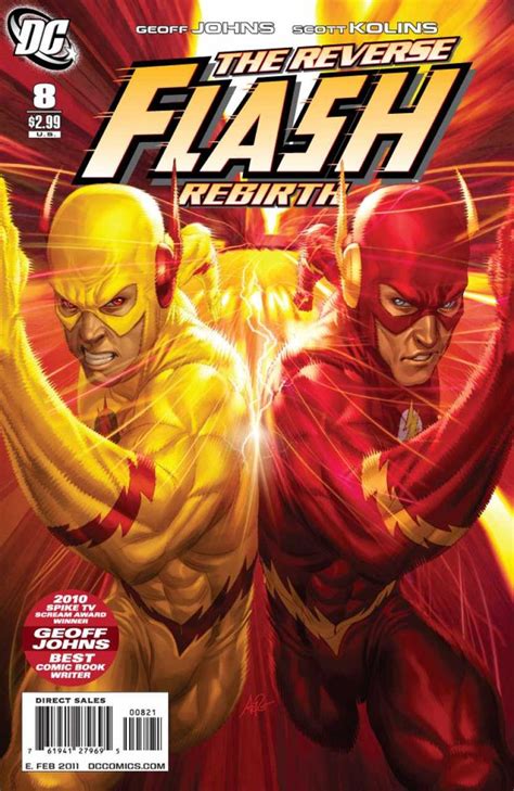 The Flash 8 Reverse Flash Rebirth Issue Reverse Flash Comic Book Writer Comics