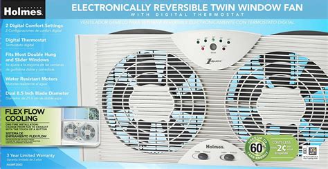 Holmes Electronic Reversible Twin Window Fan Only 3079 Shipped Hip2save