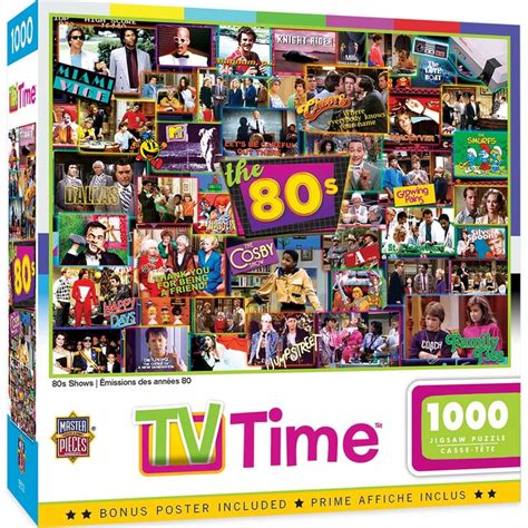 Tv Time 80s Shows 1000 Piece Puzzle In 2021 Jigsaw Puzzles 80s