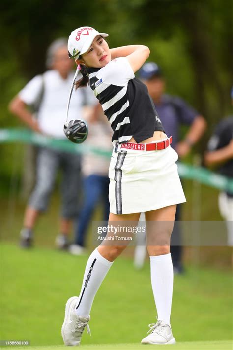 Momoka Miura Of Japan Hits Her Tee Shot On The 6th Hole During The