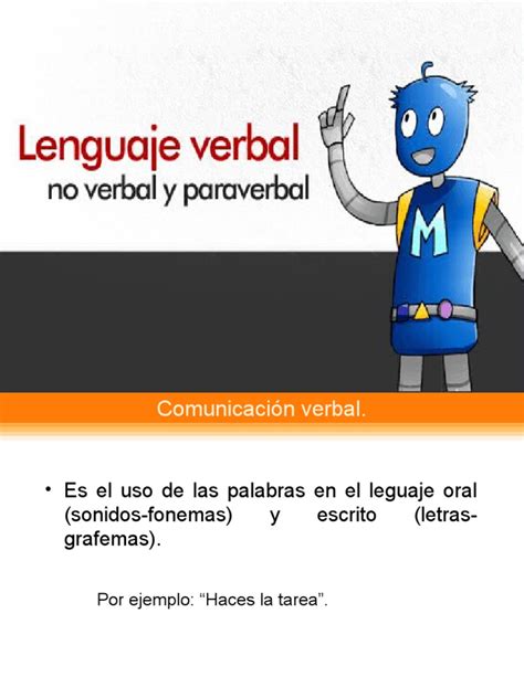 Comunicacion Verbal Paraverbal Y No Verbal Pdf Comunicación No