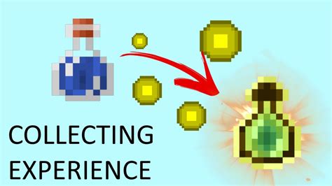 Drop Bottles Near Experience To Store It Minecraft Youtube