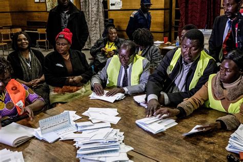 Viewfinder Tallying Votes For Zimbabwes Presidential Elections