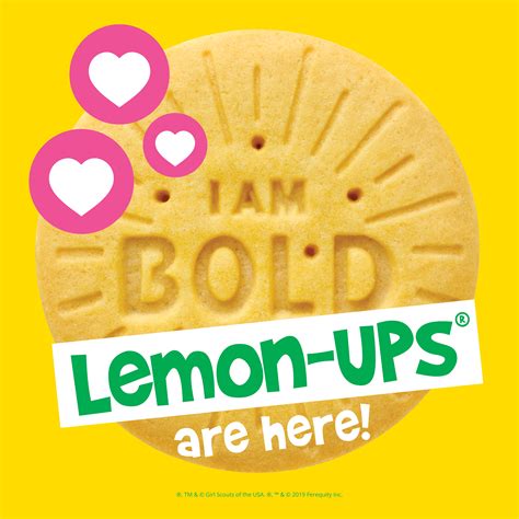 Lemon Ups™ Post In 2020 Girl Scout Cookies Booth Girl Scout Cookies Girl Scouts