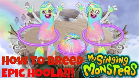 How To Breed Epic Hoola On Air Island My Singing Monsters Youtube