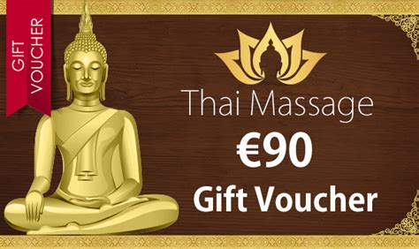 Thai Massage Gift Voucher Thai Massage Dublin