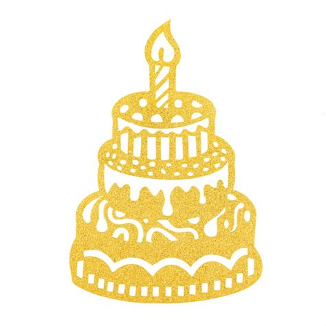 Download High Quality Birthday Cake Clipart Gold Transparent Png Images
