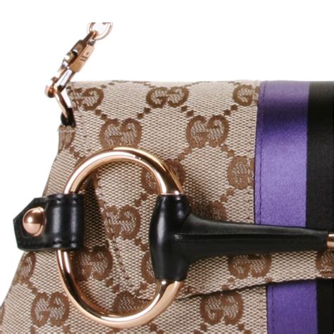 Tom Ford For Gucci Satin Gg Logo Horsebit Bag ~rare ~ Authentic Ebay