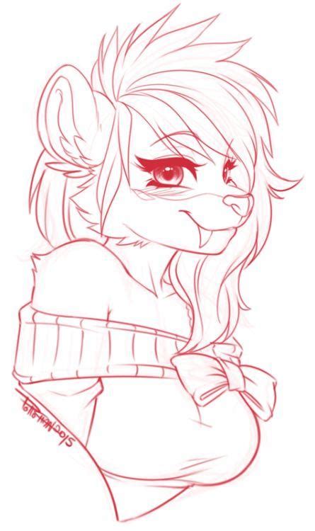 Cute Furry Girl Sketch Furries Know Your Meme