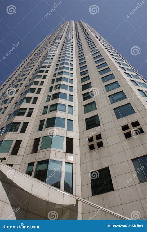 Los Angeles Skyscraper Stock Image Image Of Angeles 10695905