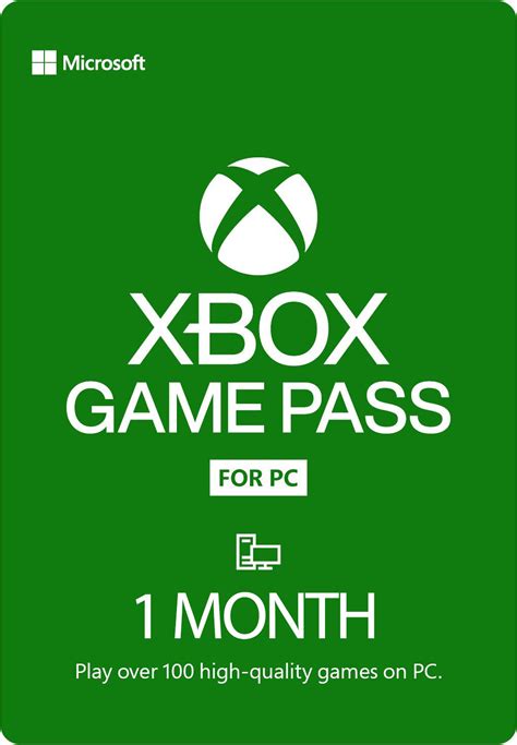 Xbox Game Pass 1 Month Membership For Pc 30 Days Instant Email