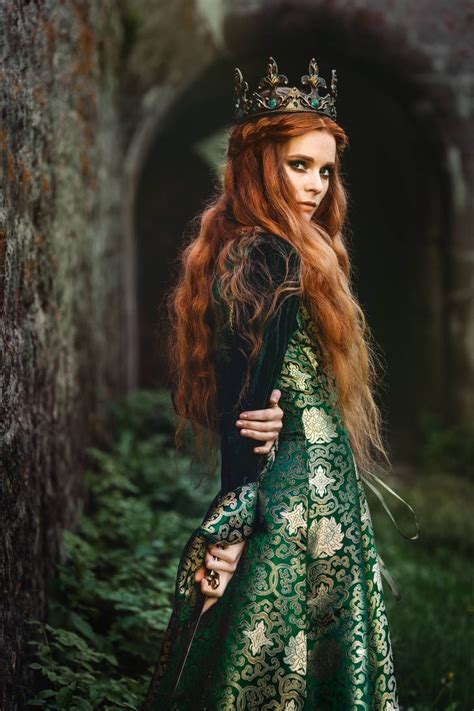 ginger queen by black bl00d on deviantart medieval dress medieval fantasy fantasy photography