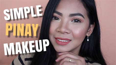 Filipina Skin Very Simple And Easy Makeup For Pinay Skin Youtube