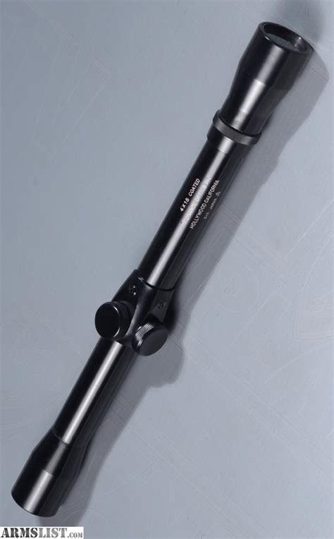 Armslist For Sale Oswald Kennedy Ordnance Optics 4x18 Scope