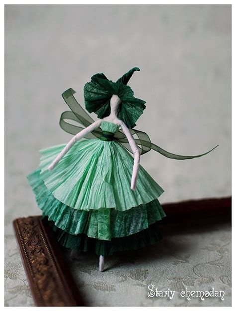 Wonderful Diy Creative Paper Ballerinas With Napkin And Wire