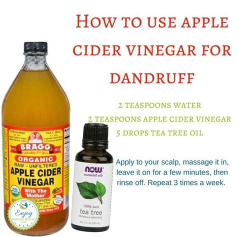 How To Use Apple Cider Vinegar To Get Rid Of Dandruff Naturalremedies