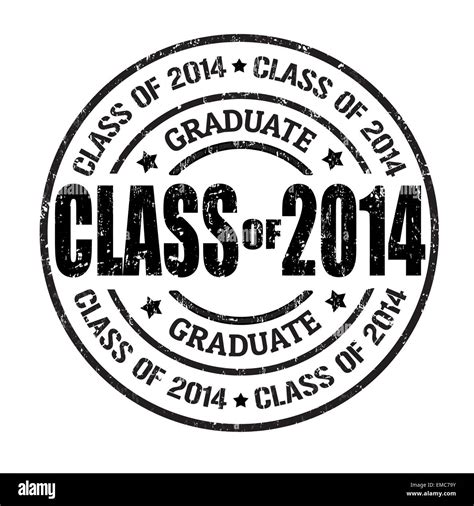 Class Of 2014 Stamp Stock Vector Image And Art Alamy
