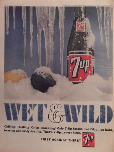 7up Advertisement Vintage Soda Ads Home Decor Original Vintage Etsy