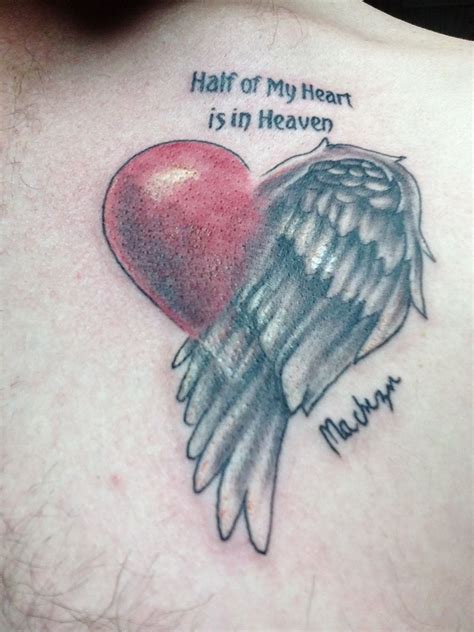 Heart Angel Wing Tattoo Angel Wings Heart Tattoo Heart With Wings