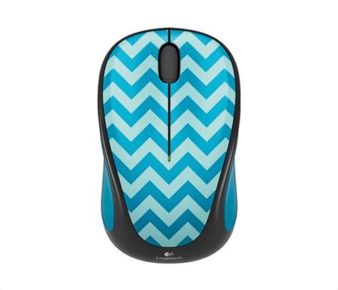 Mouse Wireless Usb Logitech M238 Play Collection Teal Chevron Unify