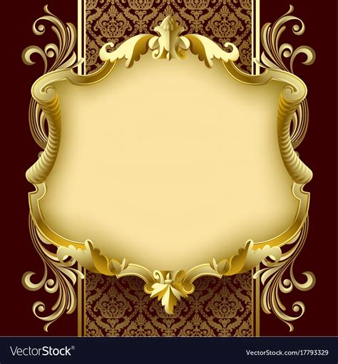 View Vintage Gold Picture Frame Vector