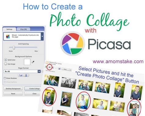Blogging Tip Photo Collage Maker Tool In Picasa A Mom S Take