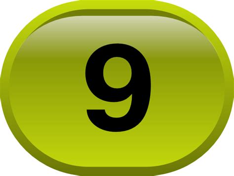 Button For Numbers 9 Clip Art At Vector Clip Art Online
