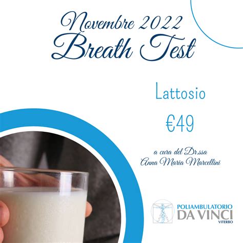 Breath Test Lattosio Gruppo Da Vinci