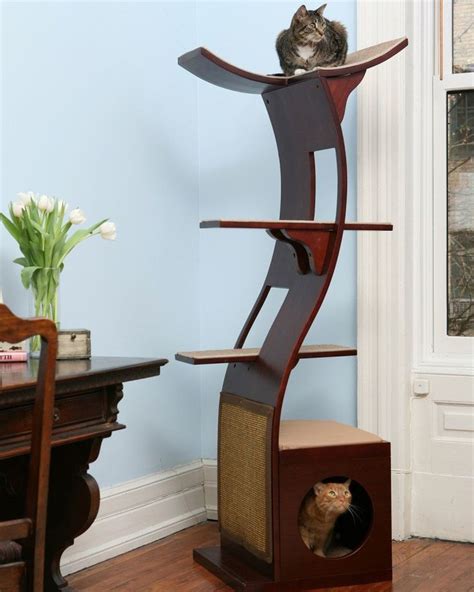 Lotus Cat Tower From The Refined Feline