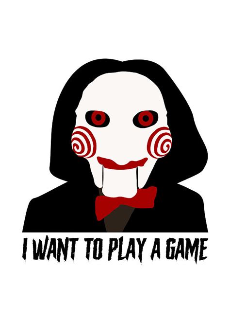 I Want To Play A Game Jigsaw Saw Movie Digital Art By Remake Posters