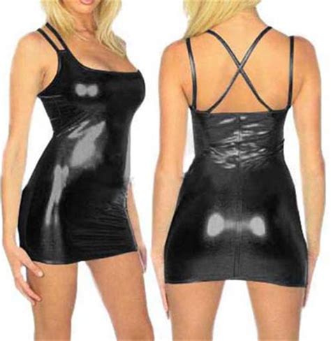 Underwear For Sex Sexy Lingerie Imitation Leather Strap Dress Dress