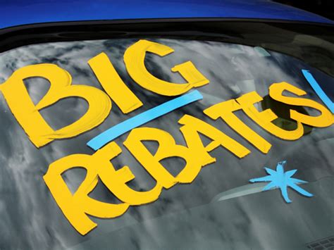Types Of Car Rebates And Incentives