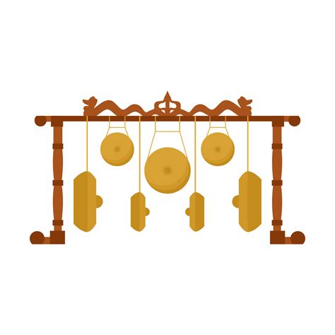 Vector Icon Of Kempul A Traditional Javanese Instrument This Is Is A