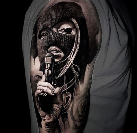 Gangster Tattoos Badass Tattoos Amazing Tattoos Hand Tattoos Body