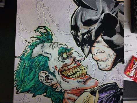 Batman And Joker Drawing At Getdrawings Free Download