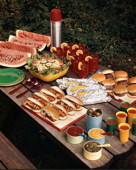 4th Of July Picnic 1950s Summer Recipes Food Retro Recipes