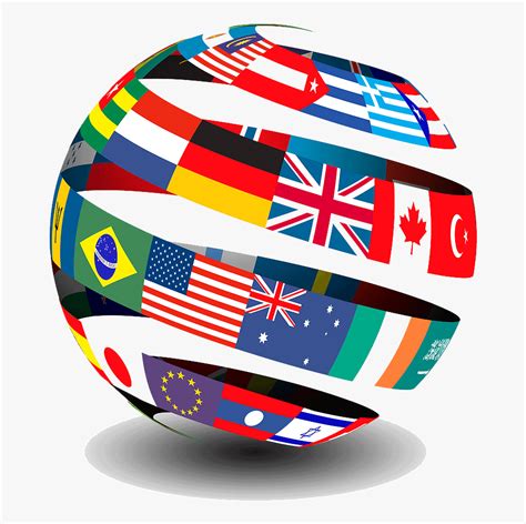 Word Flag Clipart Global English As A Second Language Png