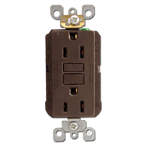 Brown 15a Decora Receptacles Kyle Switch Plates