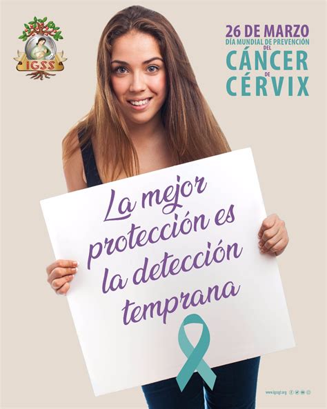 26 De Marzo Día Mundial De Prevención Del Cáncer De Cérvix Noticias Igss