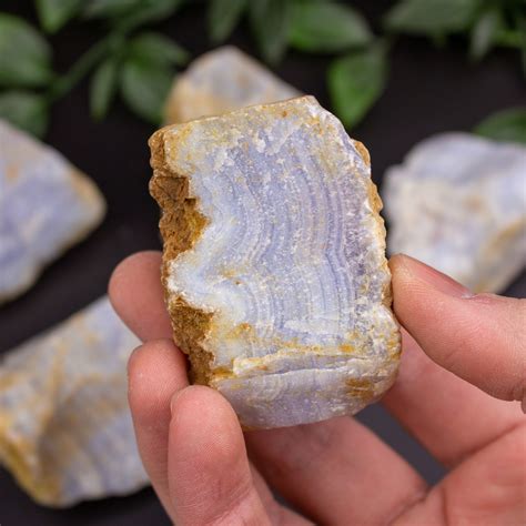 Raw Blue Lace Agate Medium Grade The Crystal Council