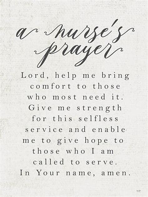 A Nurses Prayer Nurse Prayer Nurse Prayer Print Etsy