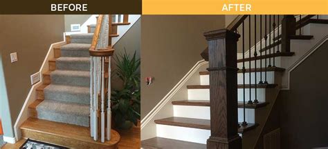 A Sophisticated Staircase Remodel Young And Son Woodworks